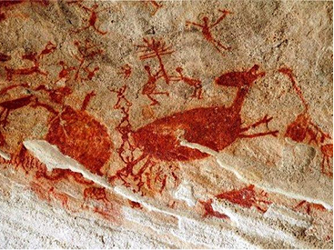Cave paintings, Serra da Capivara
